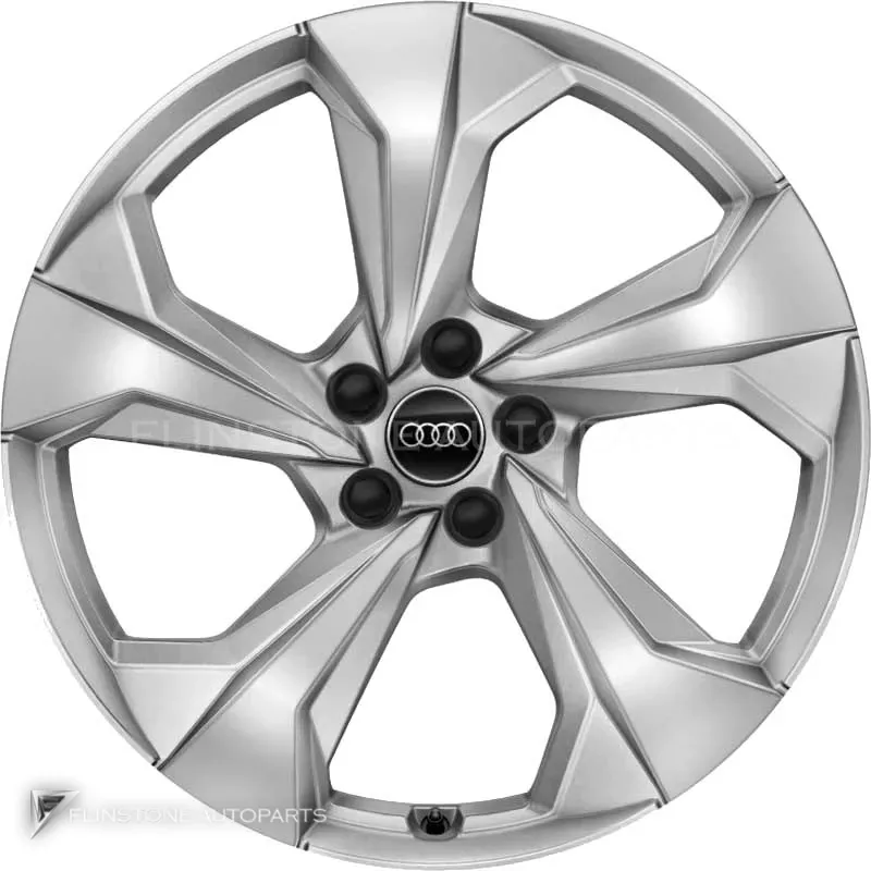 ล้อแท้นำเข้า Audi 5 Arm ขอบ 20 นิ้ว รุ่น Q5 80A สี Galvano Silver