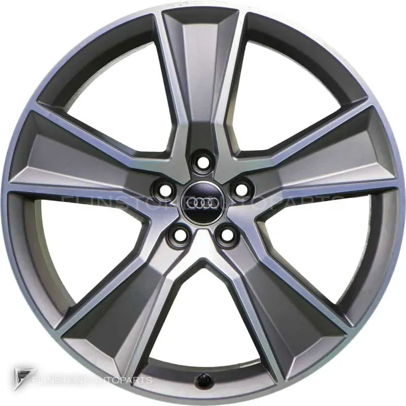 ล้อแท้ Audi 5 Arm ขอบ 20 นิ้ว รุ่น Q7 4M สี Titanium Grey with Diamond Cut