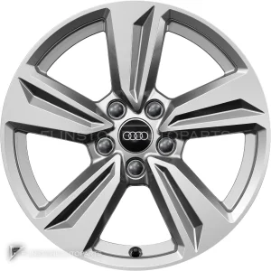 正品轮毂 Audi 5 Arm Wing Spoke 边框 17 英寸车型 A3 8Y 颜色 Diamond Silver