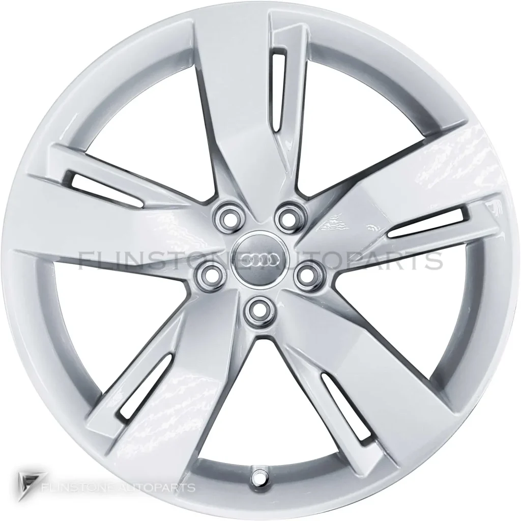 ล้อแท้นำเข้า Audi 5 Arm Wing ขอบ 19 นิ้ว รุ่น Q5 80A สี Diamond Silver