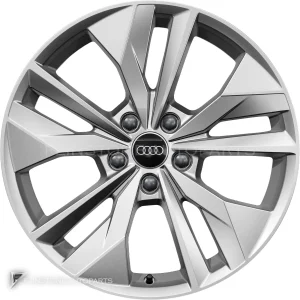 正品轮毂 Audi 5 Arm Y Spoke 边框 18 英寸车型 A3 8Y 颜色 Diamond Silver