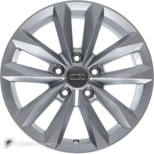 正品轮毂 Audi 5 Double Arm 边框 16 英寸车型 A3 8Y 颜色 Diamond Silver