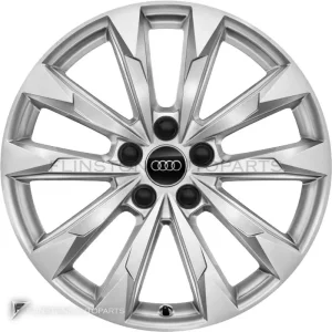 正品轮毂 Audi 5 Double Arm 边框 18 英寸车型 Q3 83A 颜色 Diamond Silver
