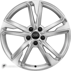 正品轮毂 Audi 5 double Spoke Dynamic S 边框 19 英寸车型 Q3 83A 颜色 Diamond Silver