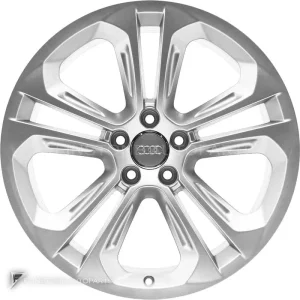 正品轮毂 Audi 5 Double Spoke Off Road 边框 19 英寸车型 Q3 8U 颜色 Silver