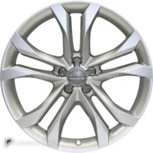 正品轮毂 Audi 5 Double Spoke 边框 20 英寸车型 A8 4E 颜色 Diamond Silver