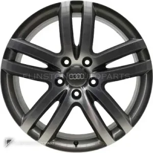 正品轮毂 Audi 5 Double Spoke 边框 20 英寸车型 Q7 4L 颜色 Grey with Diamond Cut