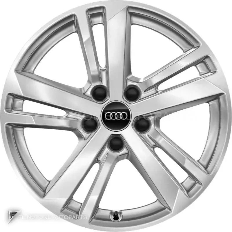 ล้อแท้ Audi 5 Double Spoke ขอบ 17 นิ้ว รุ่น Q3 83A สี Diamond Silver