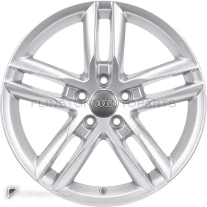 正品轮毂 Audi 5 Double Spoke 边框 18 英寸车型 Q3 8U 颜色 Silver