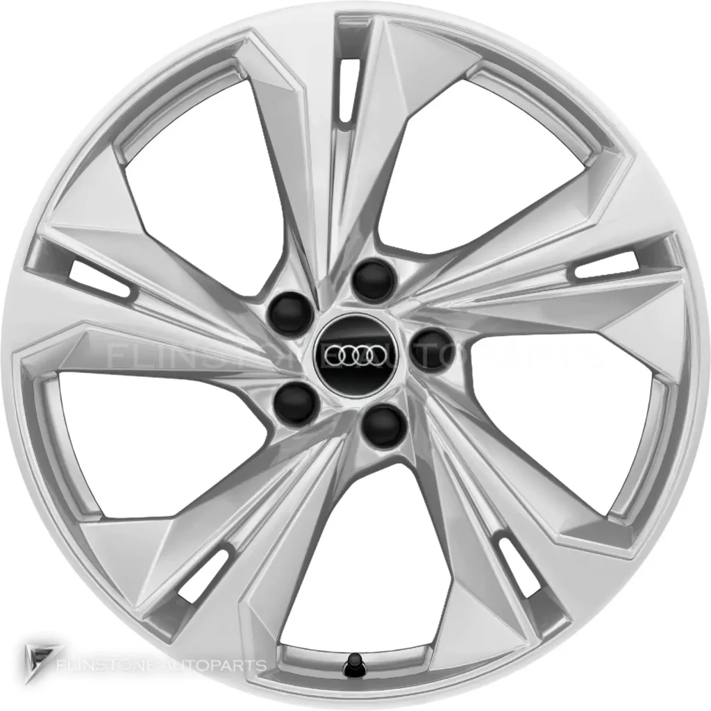 ล้อแท้ Audi 5 Double Spoke ขอบ 19 นิ้ว รุ่น A3 8Y สี Diamond Silver