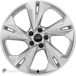 正品轮毂 Audi 5 Double Spoke 边框 19 英寸车型 A3 8Y 颜色 Diamond Silver
