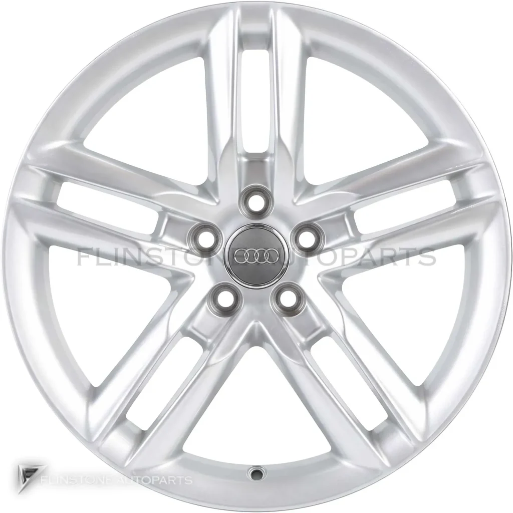 ล้อแท้นำเข้า Audi 5 Double Spoke ขอบ 18 นิ้ว รุ่น A4 8K สี Silver