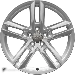 正品轮毂 Audi 5 Double Spoke 边框 18 英寸车型 A5 8T 颜色 Silver