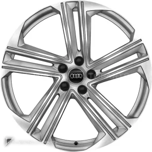正品轮毂 Audi 5 Double Spoke 边框 21 英寸车型 A7 4K8