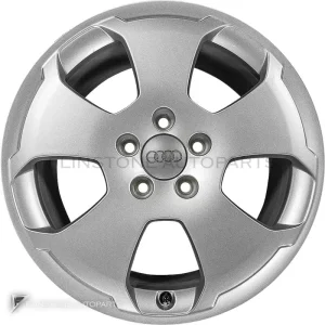 正品轮毂 Audi 5 Hole 边框 17 英寸车型 A3 8P 颜色 Avus Silver
