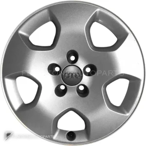 正品轮毂 Audi 5 Hole 边框 15 英寸车型 A3 8L 颜色 Avus Silver