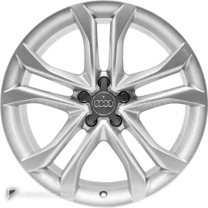正品轮毂 Audi 5 Parallel S Spoke 边框 18 英寸车型 A5 8T 颜色 Diamond Silver