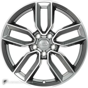 正品轮毂 Audi 5 Parallel Spoke Star 边框 18 英寸车型 A3 8V 颜色 Anthracite