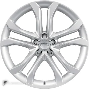 正品轮毂 Audi 5 Parallel Spoke 边框 20 英寸车型 A8 4H 颜色 Diamond Silver