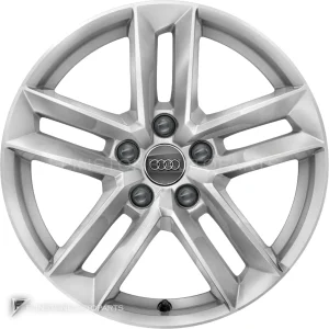 正品轮毂 Audi 5 Parallel Spoke 边框 17 英寸车型 A4 8W 颜色 Diamond Silver