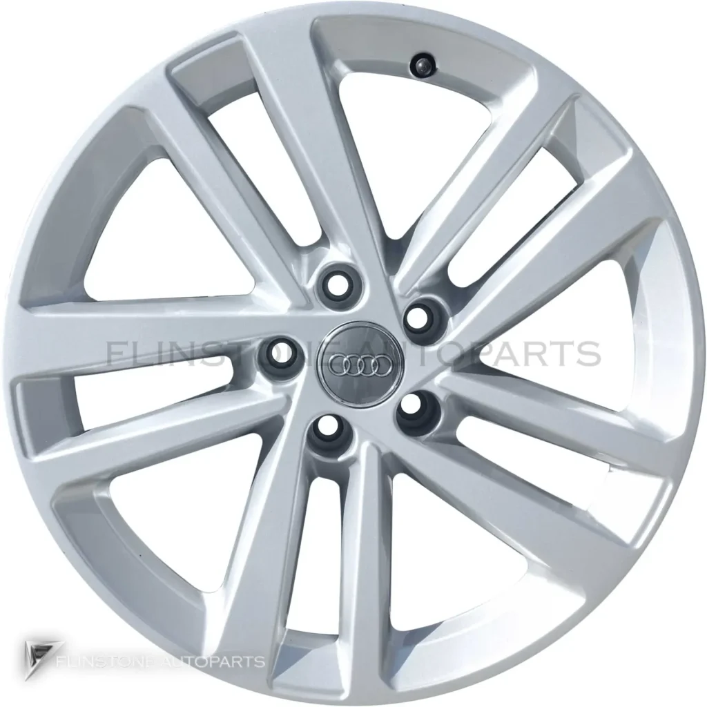 ล้อแท้นำเข้า Audi 5 Parallel Spoke ขอบ 18 นิ้ว รุ่น A6 4K สี Diamond Silver