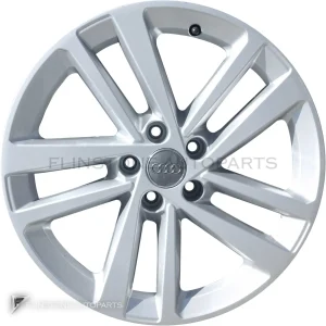正品轮毂 Audi 5 Parallel Spoke 边框 18 英寸车型 A6 4K 颜色 Diamond Silver