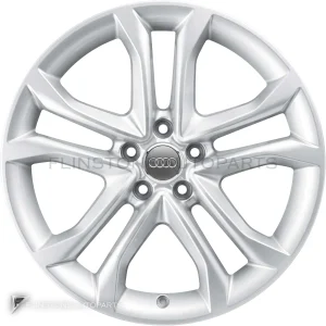 正品轮毂 Audi 5 Parallel Spoke 边框 19 英寸车型 A6 4G 颜色 Silver