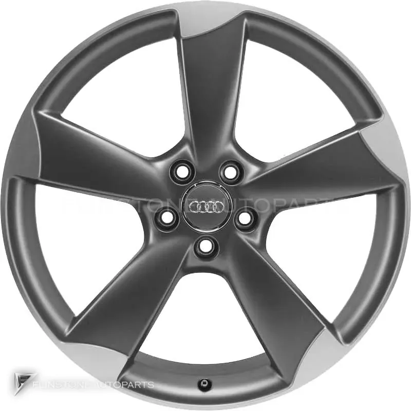 ล้อแท้นำเข้า Audi 5 Rotor Spoke ขอบ 19 นิ้ว รุ่น R8 42 สี Titanium Grey