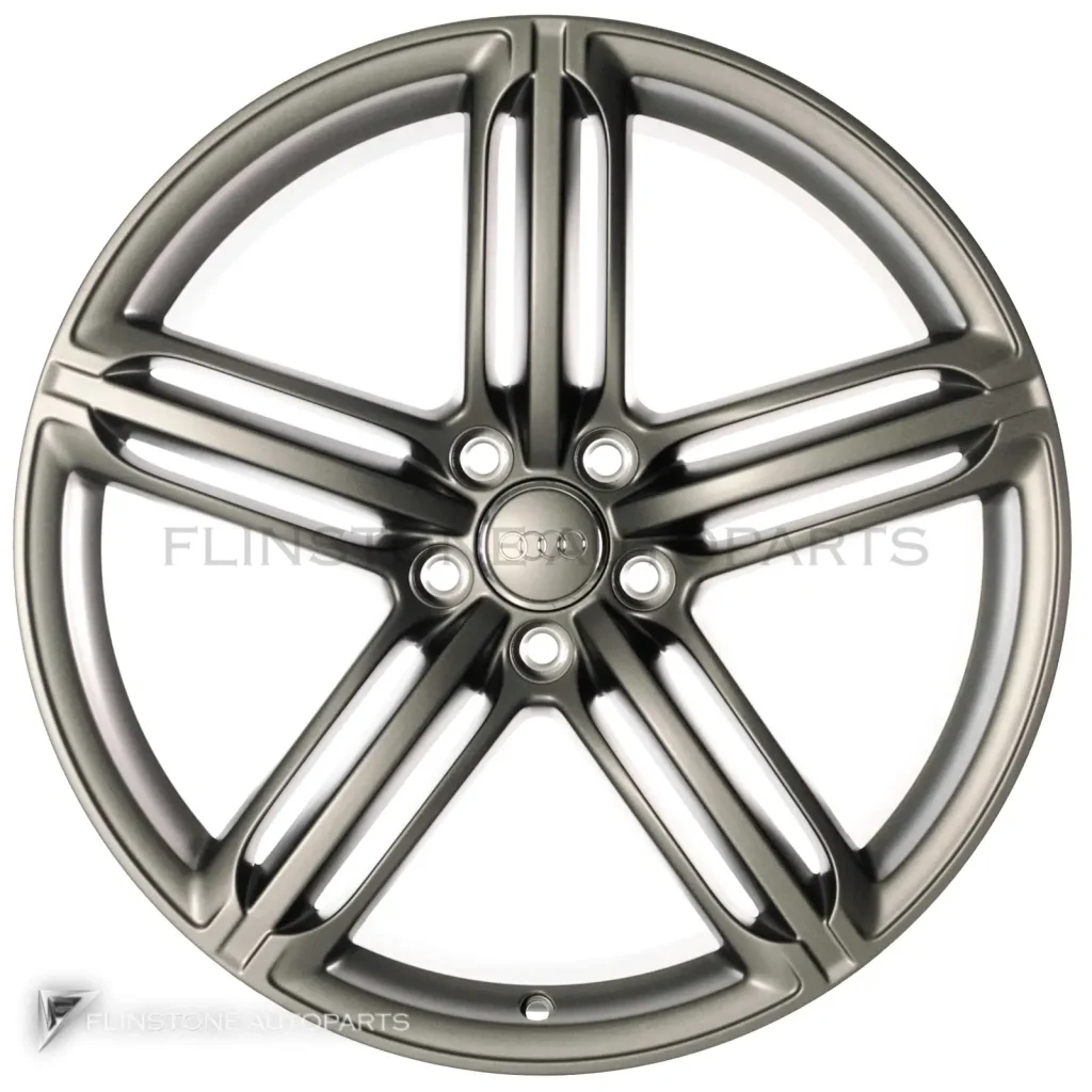 ล้อแท้ Audi 5 Segment Spoke ขอบ 20 นิ้ว รุ่น A6 4F สี Titanium Grey