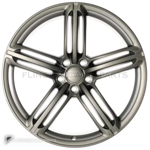 正品轮毂 Audi 5 Segment Spoke 边框 20 英寸车型 A6 4F 颜色 Titanium Grey
