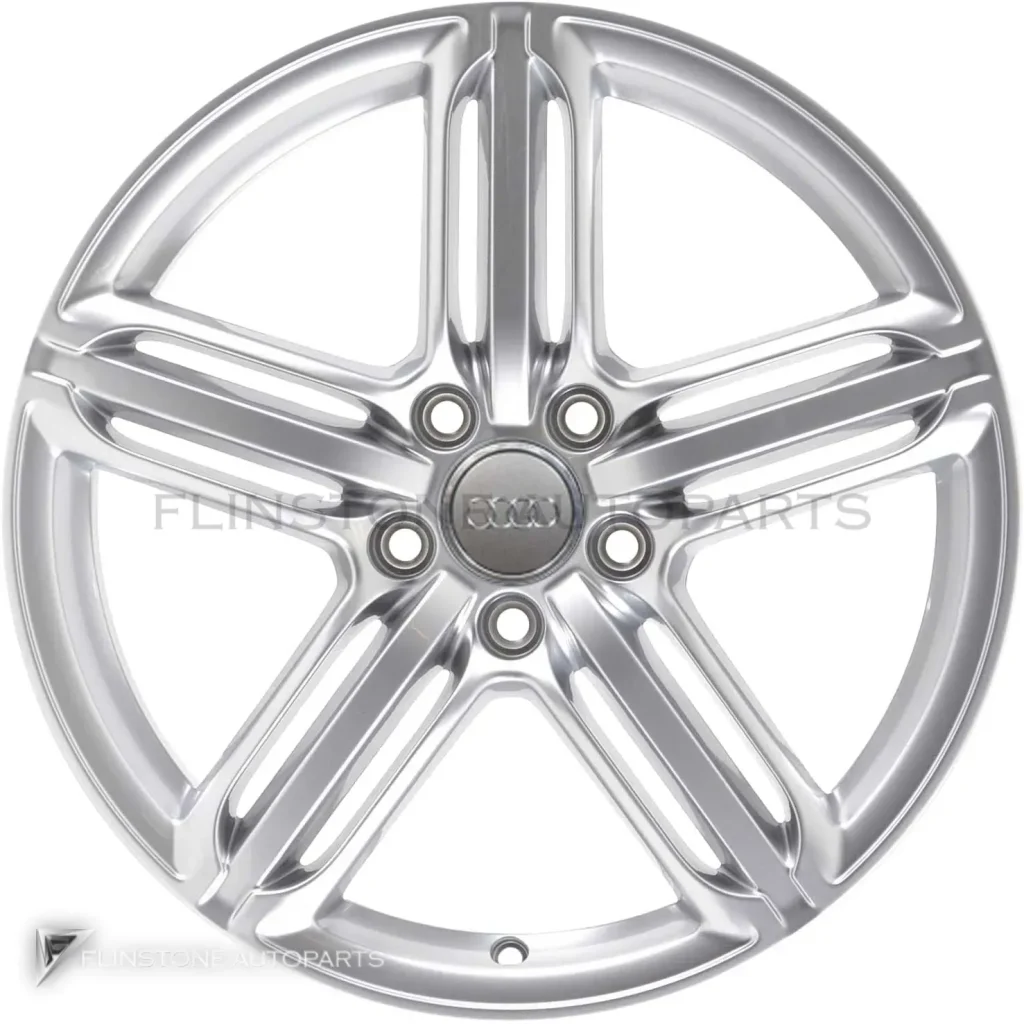 ล้อแท้นำเข้า Audi 5 Segment Spoke ขอบ 18 นิ้ว รุ่น A3 8P สี Silver