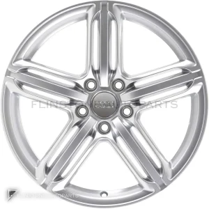 正品轮毂 Audi 5 Segment Spoke 边框 18 英寸车型 A3 8P 颜色 Silver