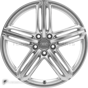 正品轮毂 Audi 5 Segment Spoke 边框 19 英寸车型 A5 8T 颜色 Silver