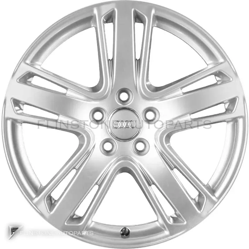 ล้อแท้นำเข้า Audi 5 Segment Spoke ขอบ 21 นิ้ว รุ่น A8 4H สี Silver