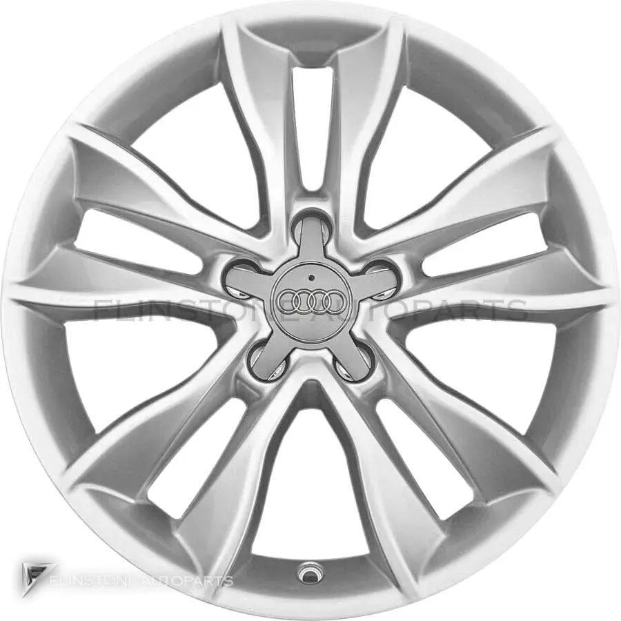 ล้อแท้นำเข้า Audi 5 Spoke Kinetic ขอบ 17 นิ้ว รุ่น A3 8P สี Diamond Silver