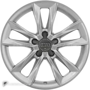 正品轮毂 Audi 5 Spoke Kinetic 边框 17 英寸车型 A3 8V 颜色 Silver
