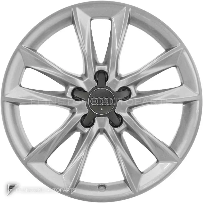 ล้อแท้นำเข้า Audi 5 Spoke Kinetic ขอบ 17 นิ้ว รุ่น A3 8V สี Silver