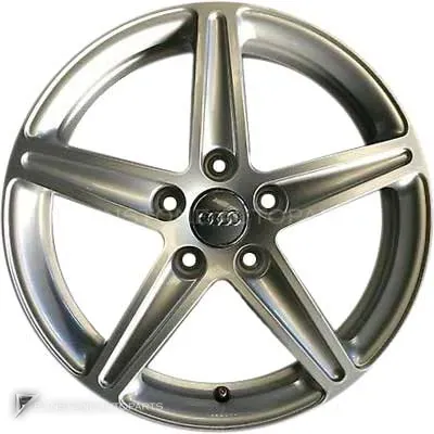 ล้อแท้นำเข้า Audi 5 Spoke Rotor ขอบ 16 นิ้ว รุ่น A3 8V สี Diamond Silver