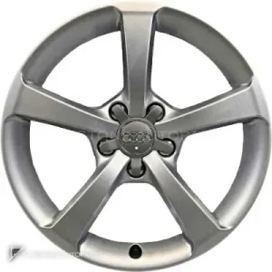 正品轮毂 Audi 5 Spoke Star 边框 17 英寸车型 A3 8V 颜色 Diamond Silver