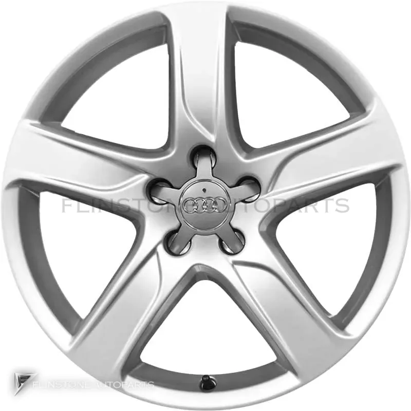 ล้อแท้นำเข้า Audi 5 Spoke Star ขอบ 18 นิ้ว รุ่น A6 4G สี Diamond Silver