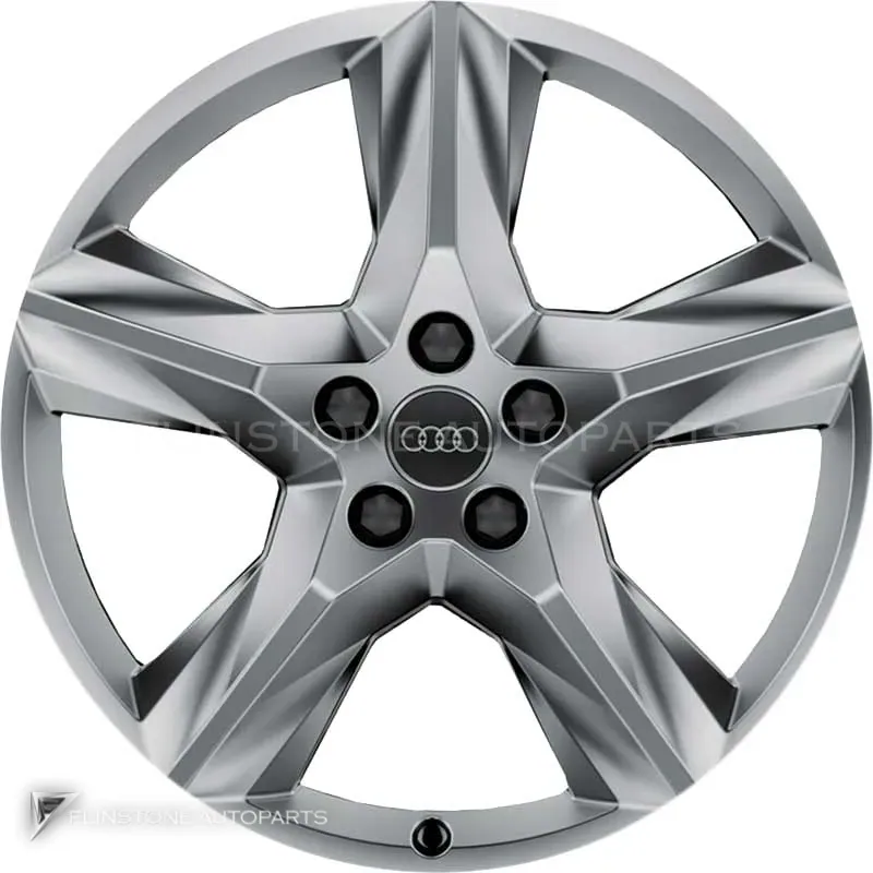 ล้อแท้นำเข้า Audi 5 Spoke Star ขอบ 19 นิ้ว รุ่น Q7 4M สี Diamond Silver