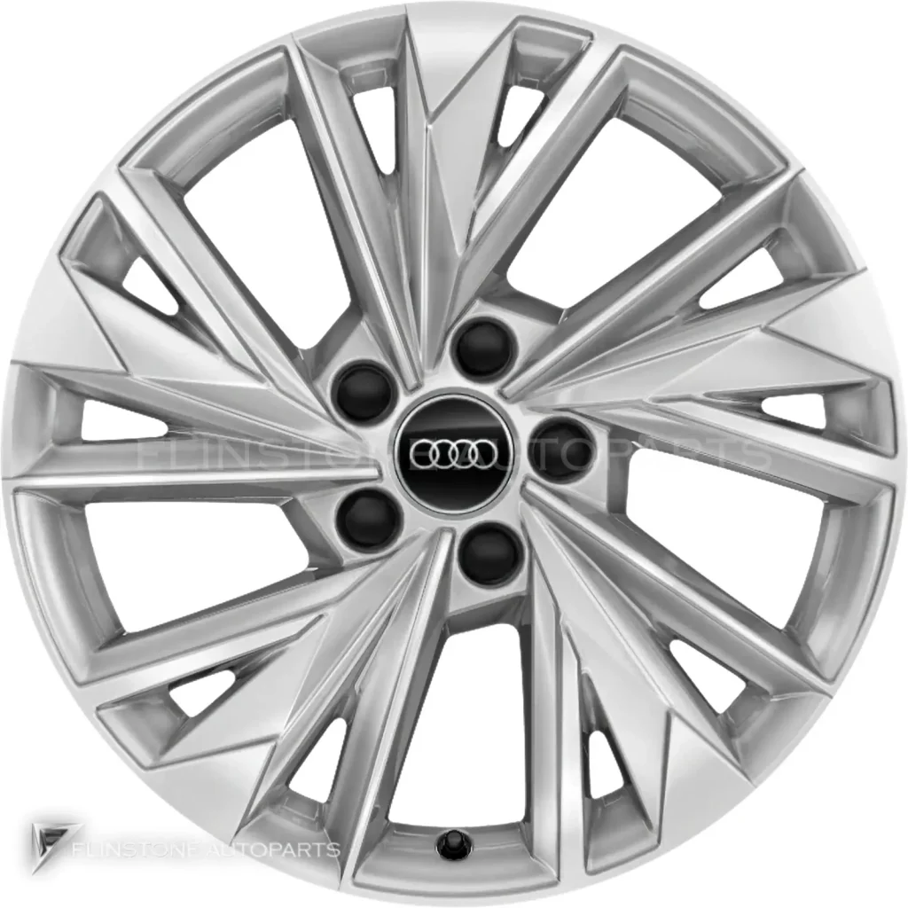 ล้อแท้ Audi 5 Spoke W Style ขอบ 17 นิ้ว รุ่น A3 8Y สี Diamond Silver