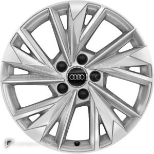正品轮毂 Audi 5 Spoke W Style 边框 17 英寸车型 A3 8Y 颜色 Diamond Silver