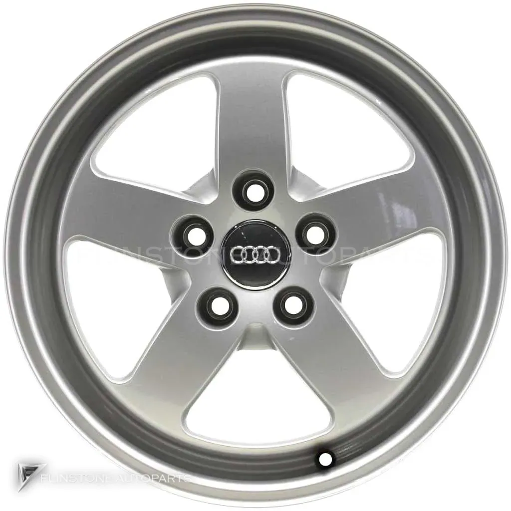 ล้อแท้ Audi 5 Spoke ขอบ 16 นิ้ว รุ่น A4 8W สี Diamond Silver