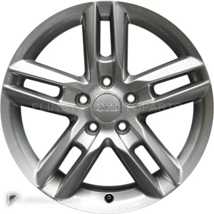 正品轮毂 Audi 5 Spoke 边框 17 英寸车型 A3 8P 颜色 Silver