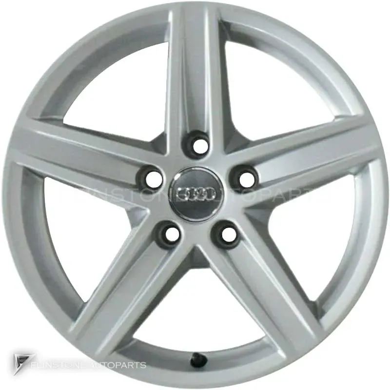 ล้อแท้นำเข้า Audi 5 Spoke ขอบ 16 นิ้ว รุ่น A3 8V สี Diamond Silver