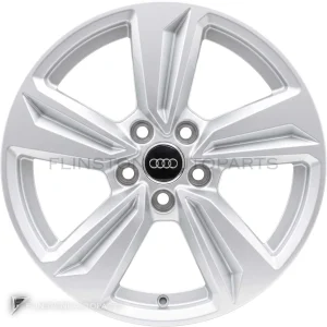 正品轮毂 Audi 5 Spoke 边框 17 英寸车型 A3 8Y 颜色 Diamond Silver
