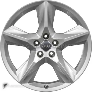 正品轮毂 Audi 5 Spoke 边框 19 英寸车型 Q7 4M 颜色 Diamond Silver