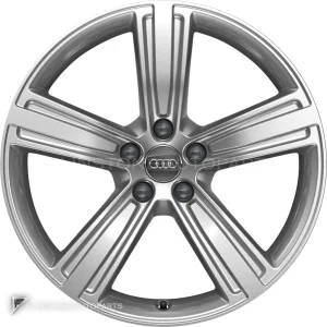 正品轮毂 Audi 5 Spoke 边框 19 英寸车型 TT 4N 颜色 Diamond Silver