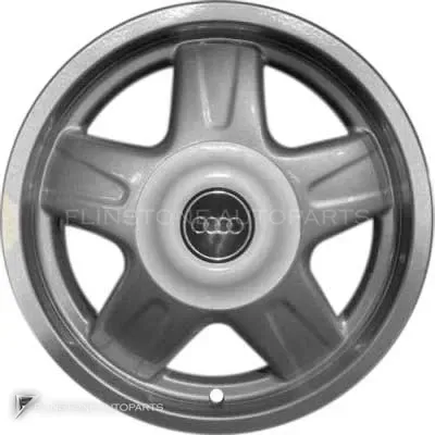 ล้อแท้ Audi 5 Spoke ขอบ 15 นิ้ว รุ่น 80 8A สี Pearl Grey